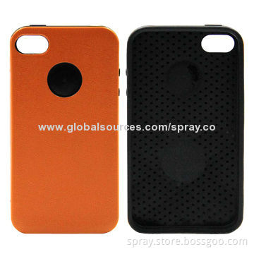 IMD PU and TPU Protective Case Cover for iPhone 4/4s Various Colors are Available
